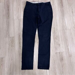 Suit Supply Porto Int Navy Stretch Chinos Men's Size 34 Slim Fit